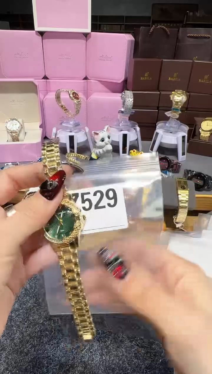 石英机芯不锈钢不锈钢直播定闪专用