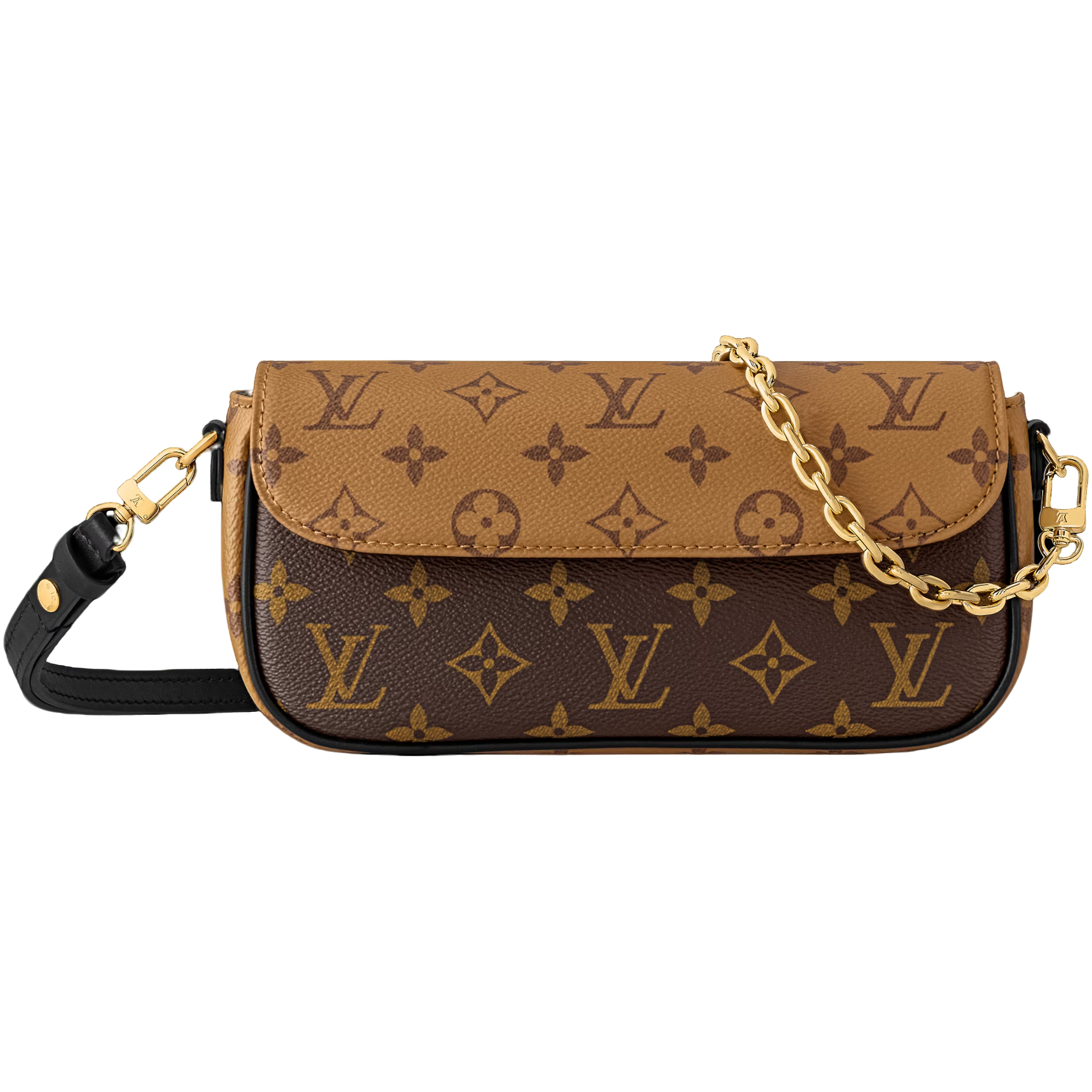 99新 LouisVuitton/路易威登 Ivy woc新款拼色全新全套链条包