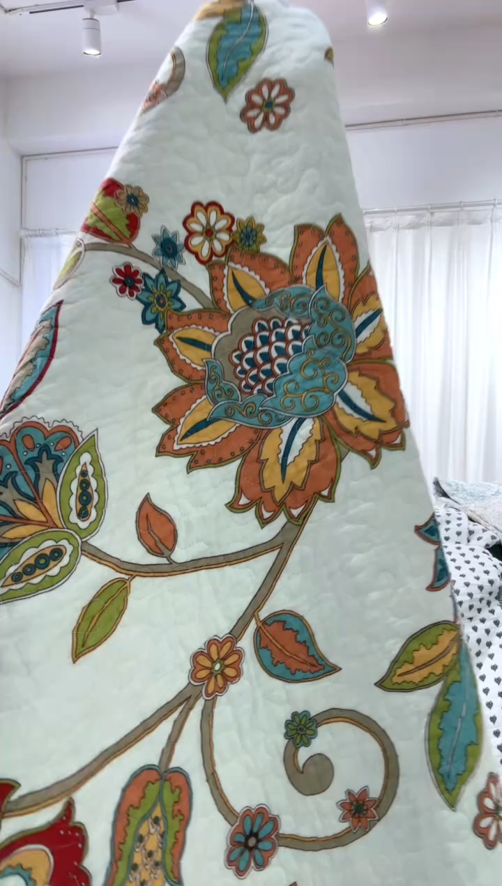 棉200*230纯棉床盖50号微瑕