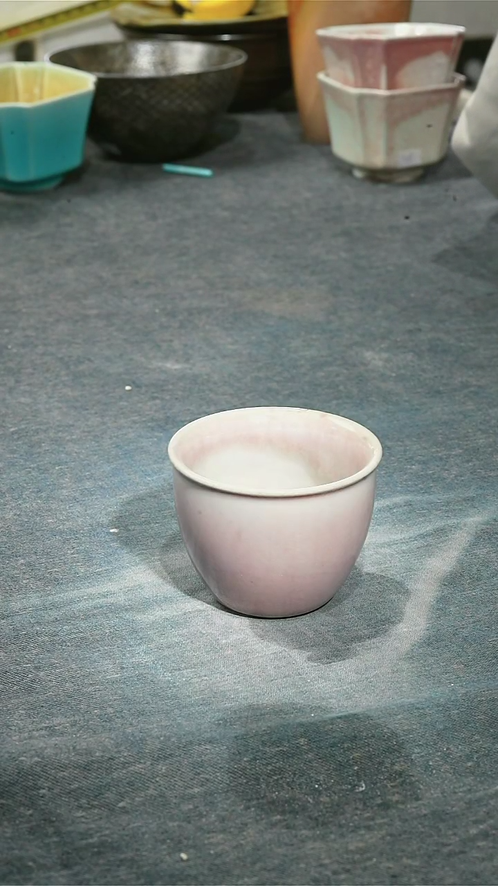 【闪购商品】碗浪鬼柴烧釉绘柴烧杯