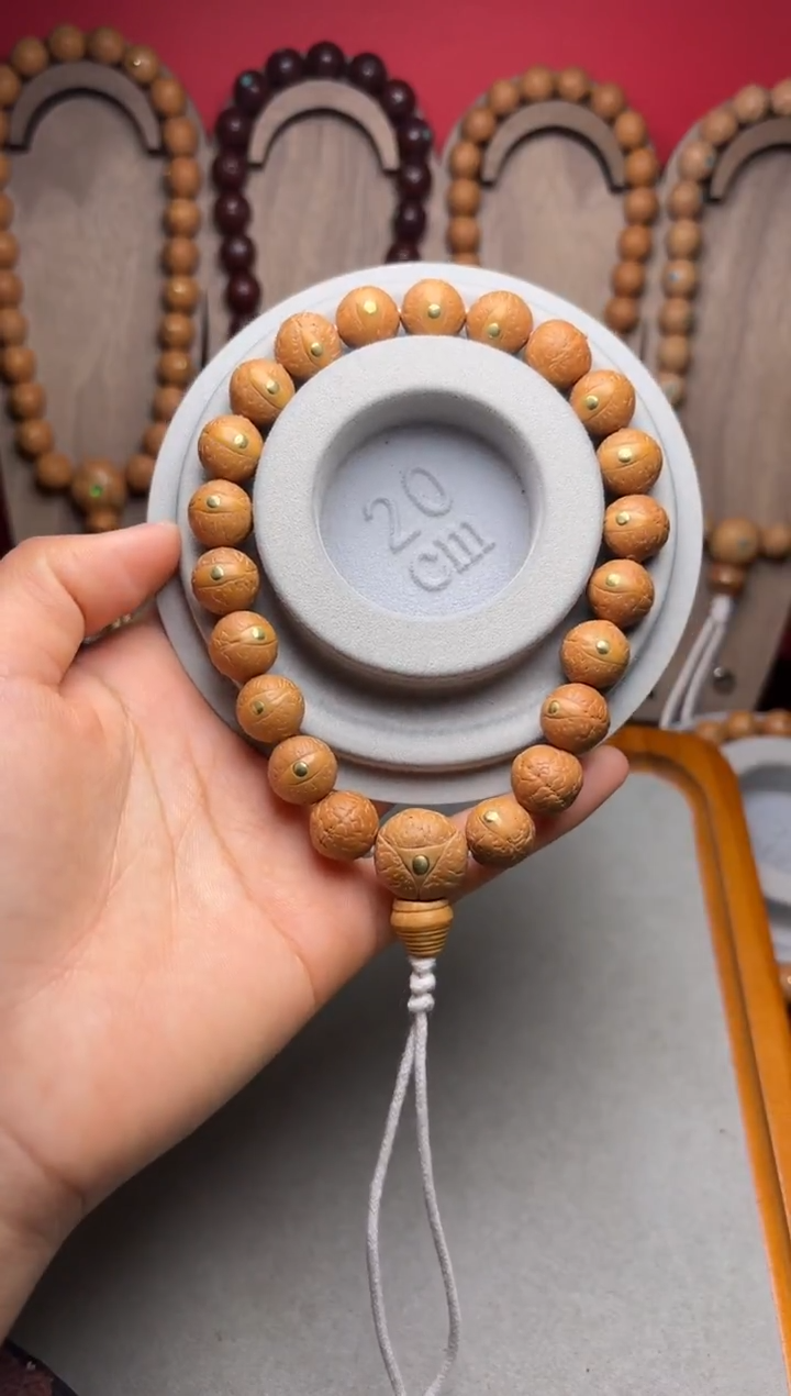 吊坠凤眼菩提12凤眼手串铜钉