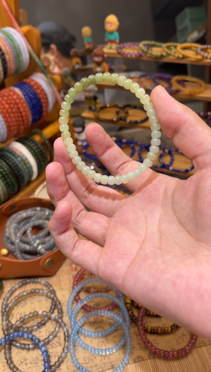 手串未镶嵌和田玉晴水和田玉手串（需要拍两条库存才发货哦）