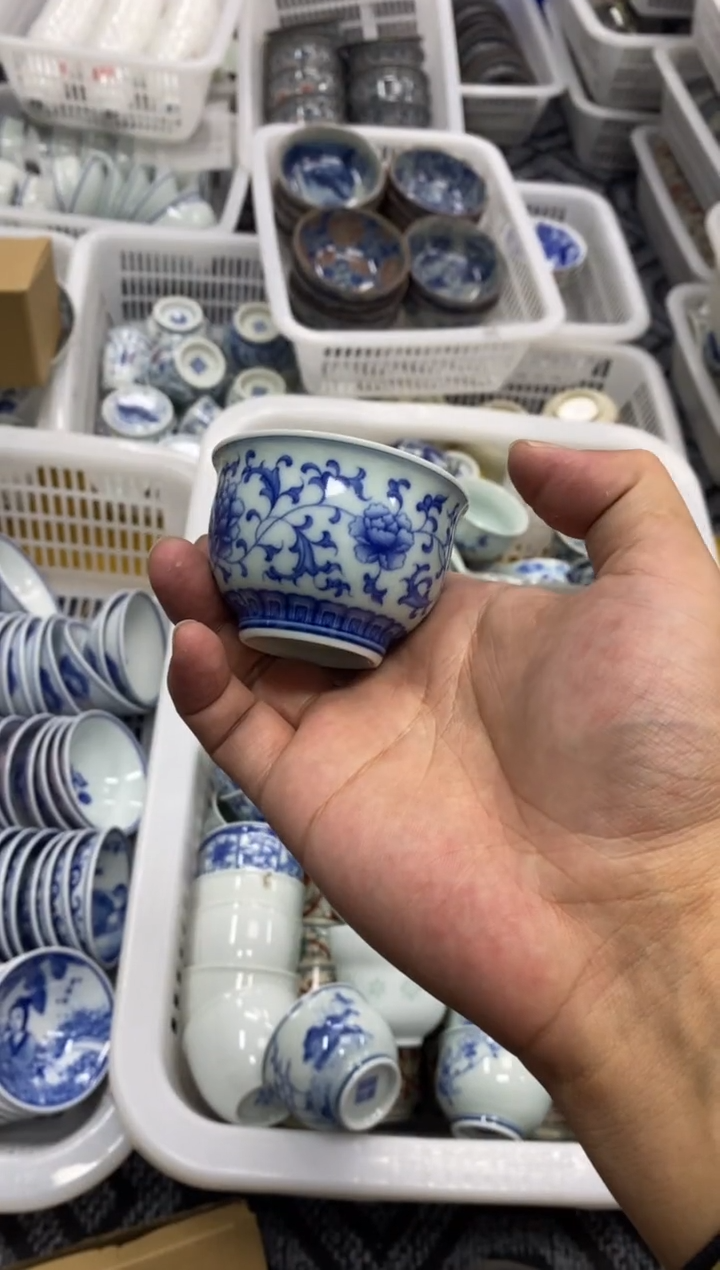 陶瓷景德陶瓷茶具容量约55