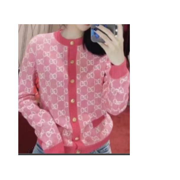 99新 GUCCI/古驰 小花6花 针织衫 S