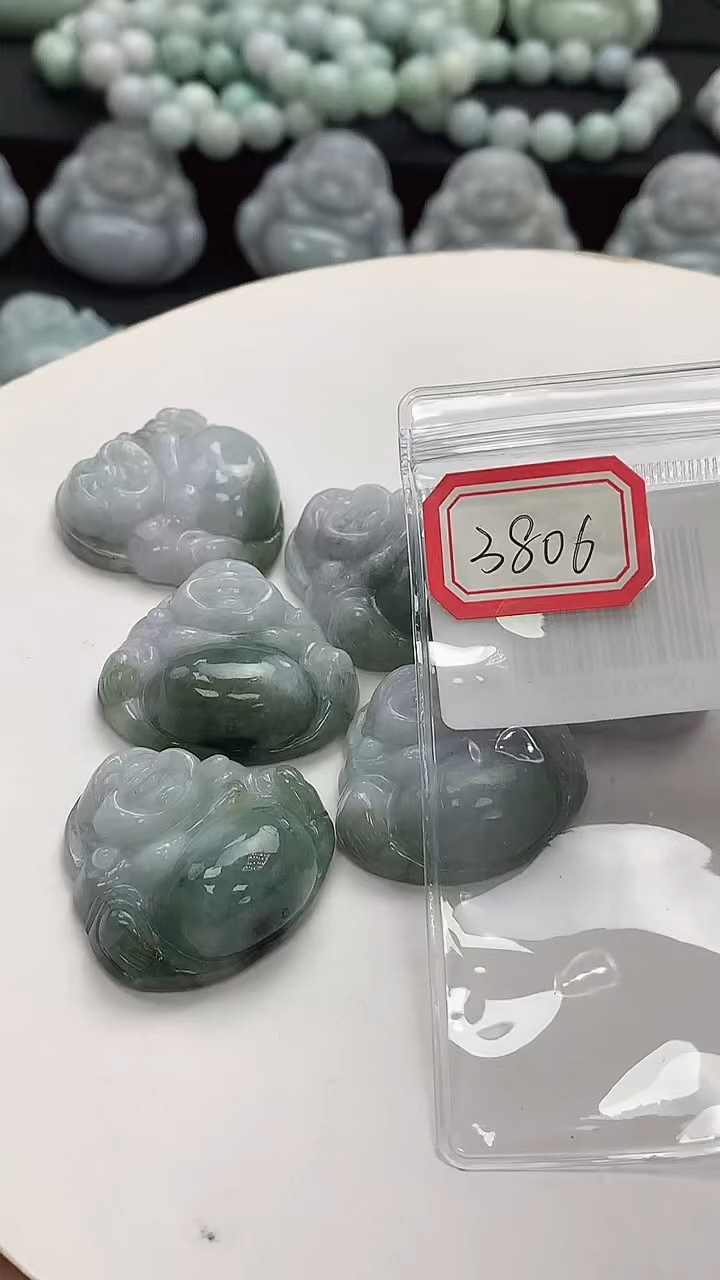 颈饰未镶嵌翡翠佛公3806 多样性发一件