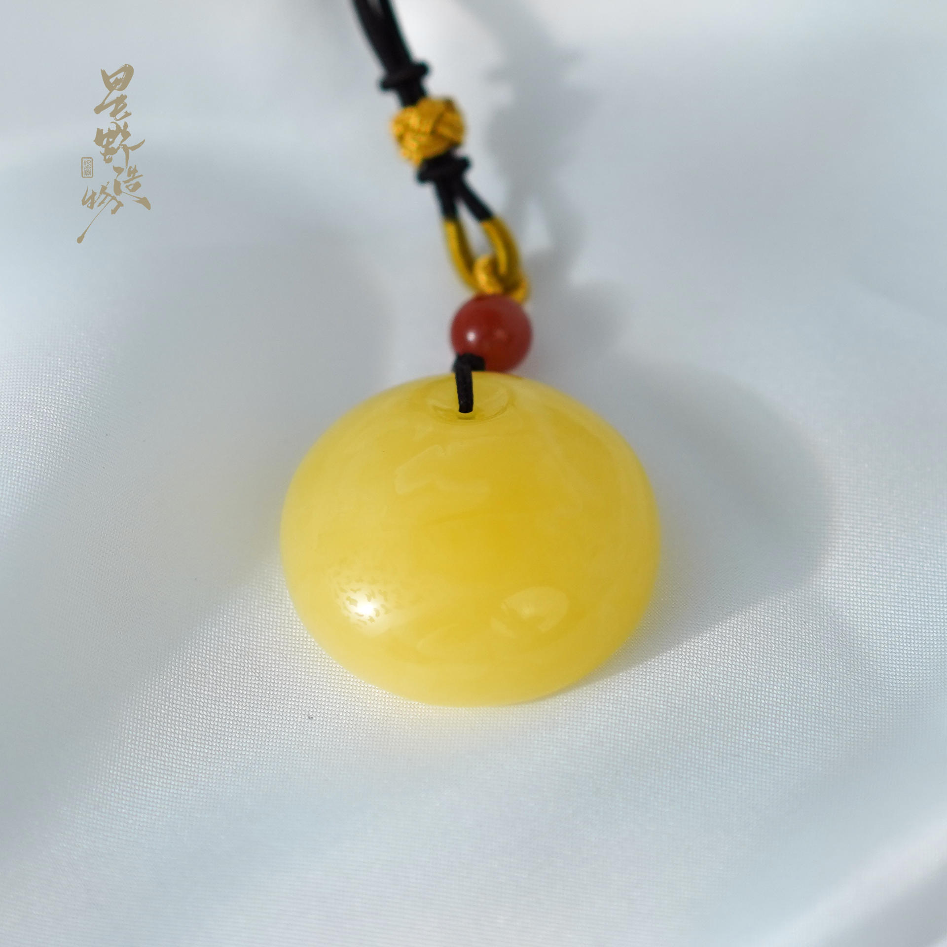 【星野造物】蜜蜡精品吊坠公主扣1628