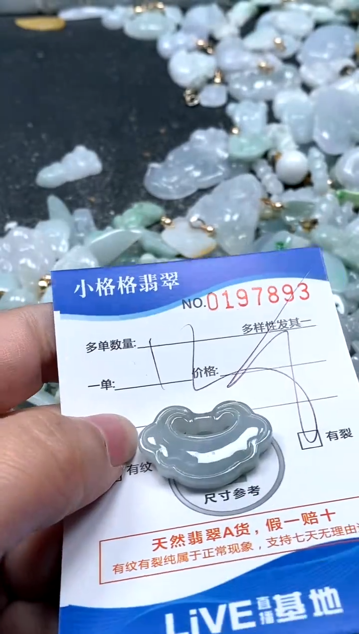 【闪购商品】翡翠颈饰未镶嵌闪购商品0197893