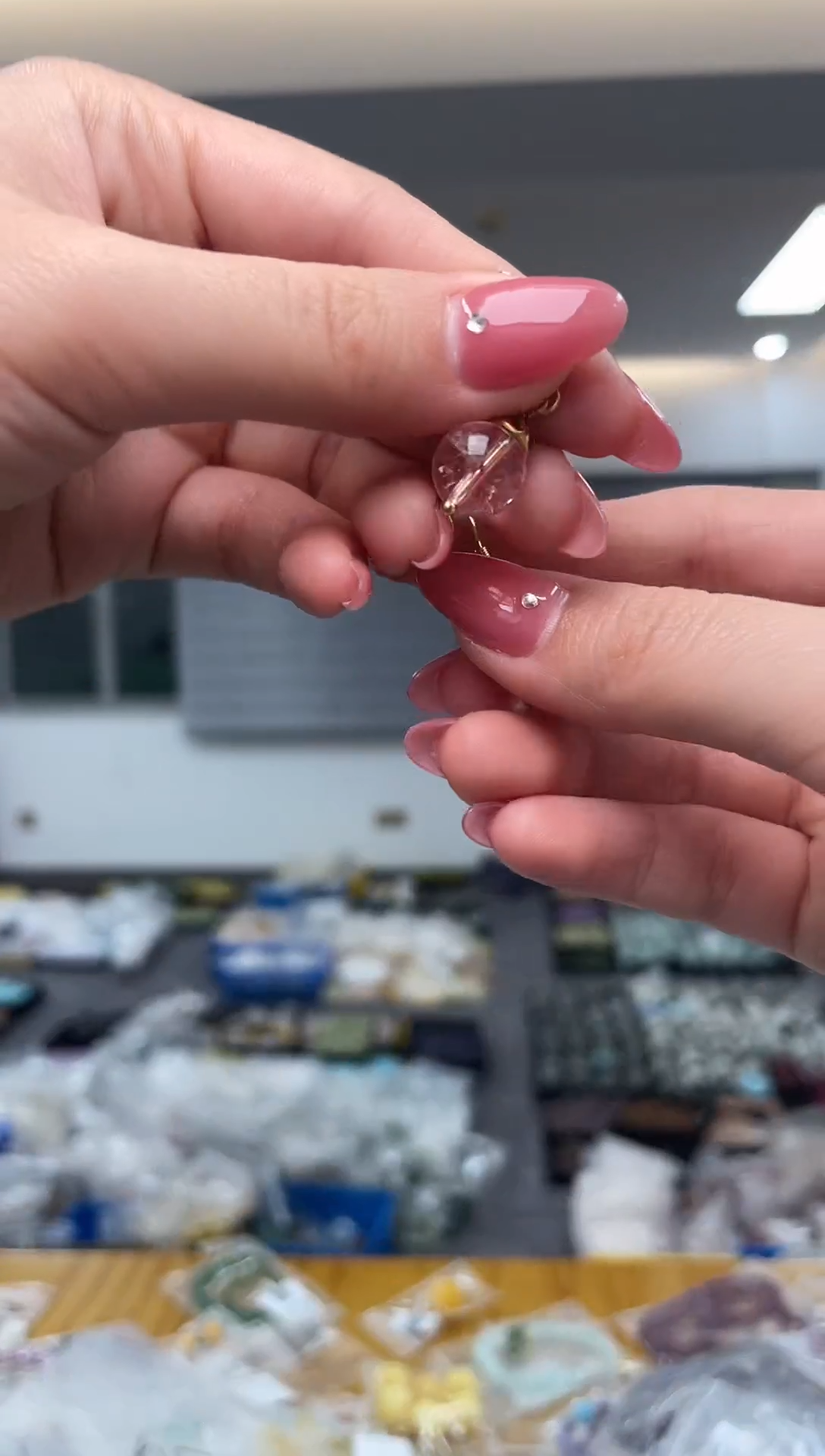 未镶嵌耳饰水晶（多样性发一件）