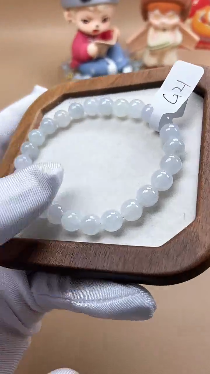【闪购商品】翡翠手串未镶嵌天然翡翠A货G21