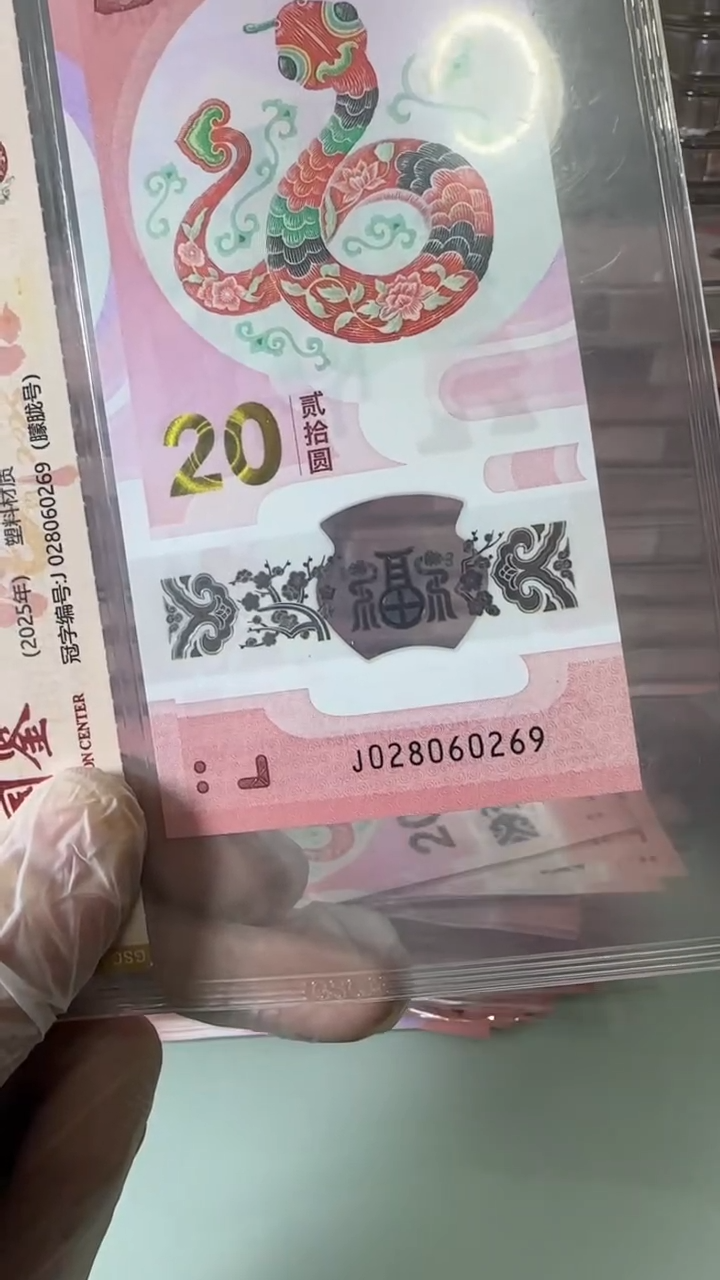 【闪购商品】塑料028060269-蛇钞单张！！