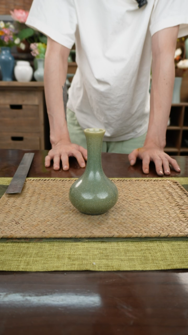 陶瓷一件包邮结晶釉花瓶次品13