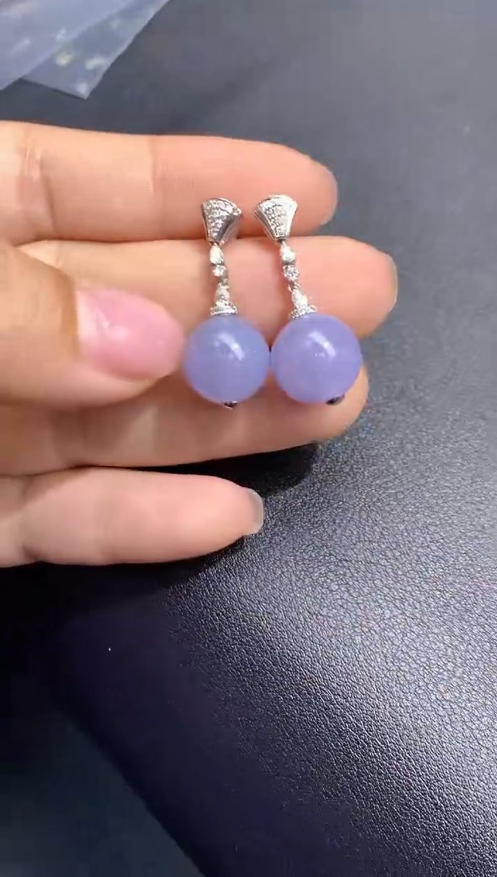 【闪购商品】翡翠耳饰18K金镶嵌761-中国好珍宝