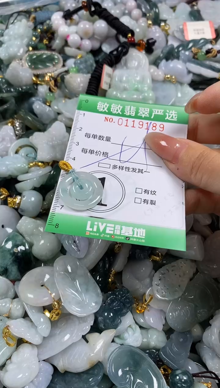 【闪购商品】翡翠颈饰未镶嵌闪购0119189多样性发其一