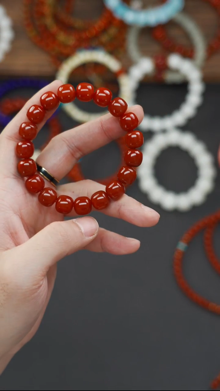 未镶嵌文玩配饰南红玛瑙s****m梵阁精品文玩回血