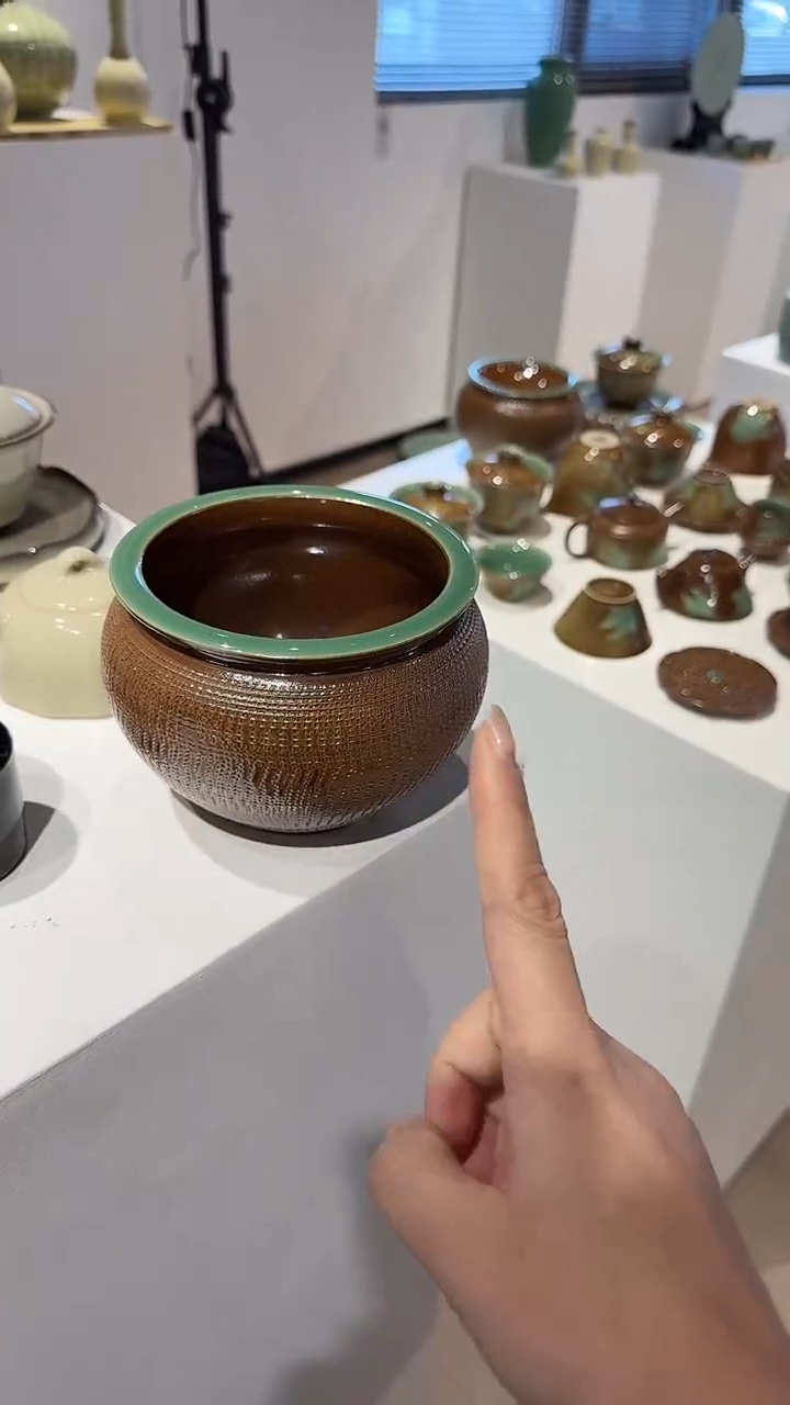 青瓷手工茶器包邮