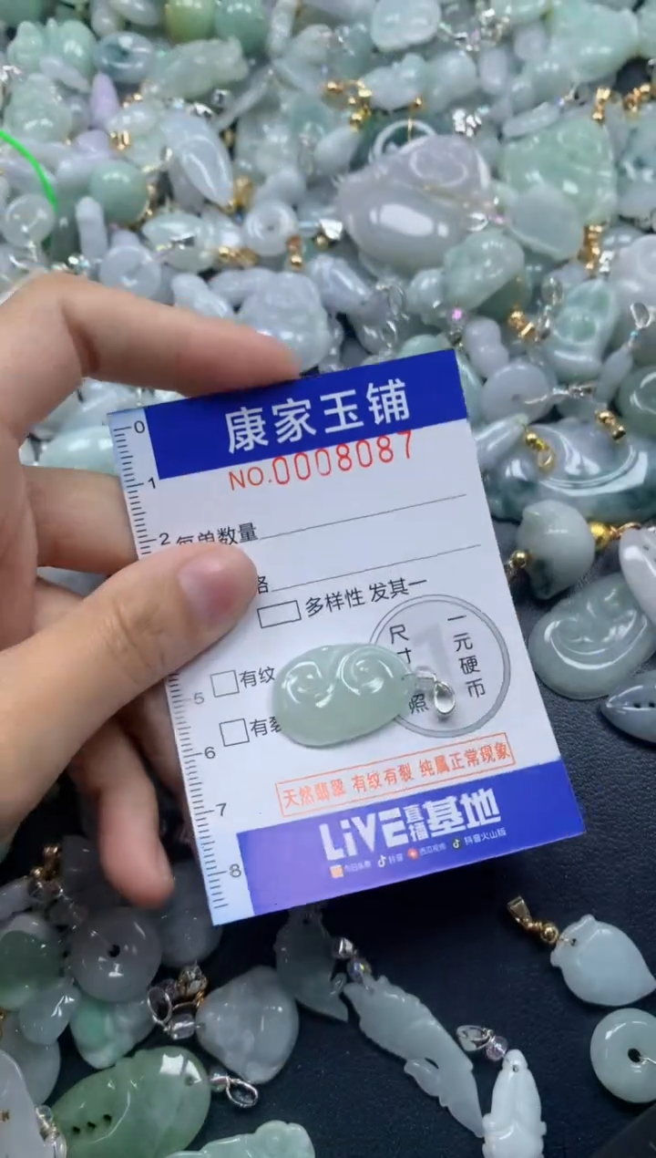 颈饰未镶嵌翡翠8087