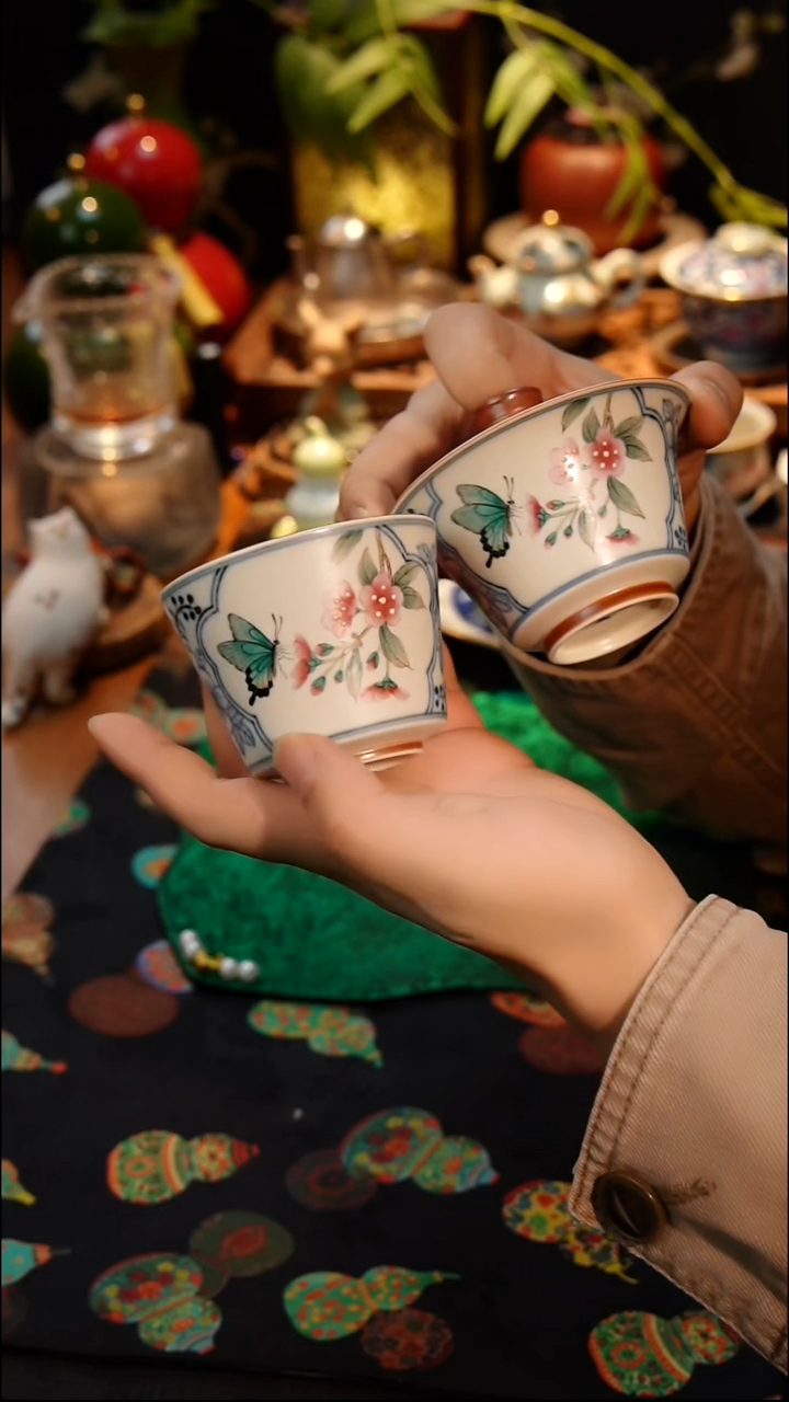 茶器盖碗+主人杯两件套