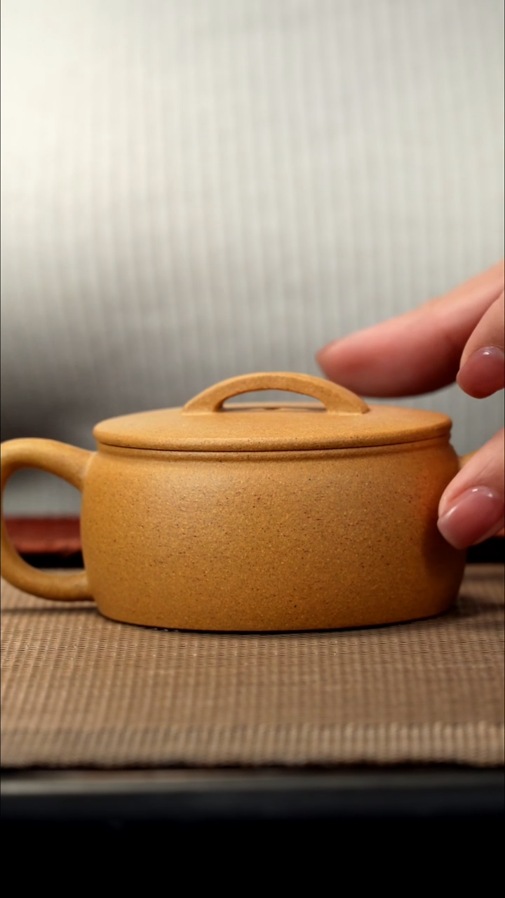 紫砂茶盏黄金段汉瓦140CC