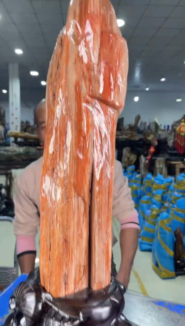 【闪购商品】硅化玉摆件未镶嵌25