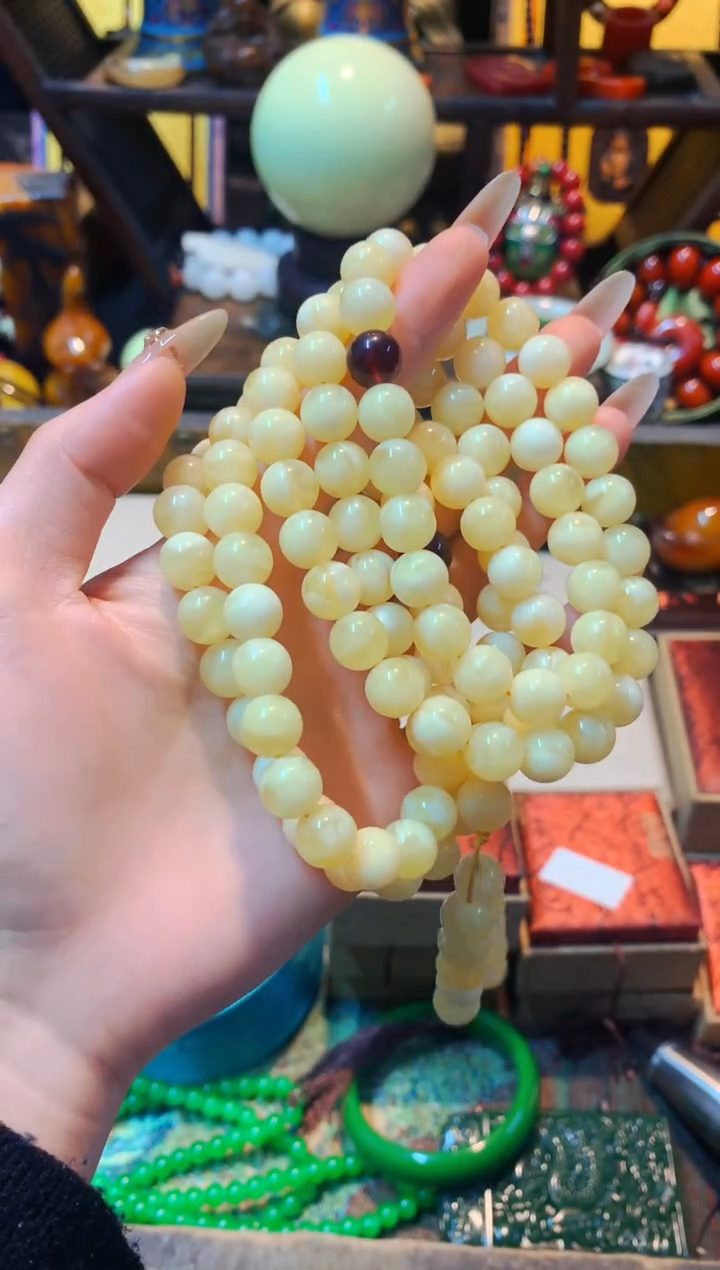 【闪购商品】蜜蜡颈饰未镶嵌主播推荐主播推荐