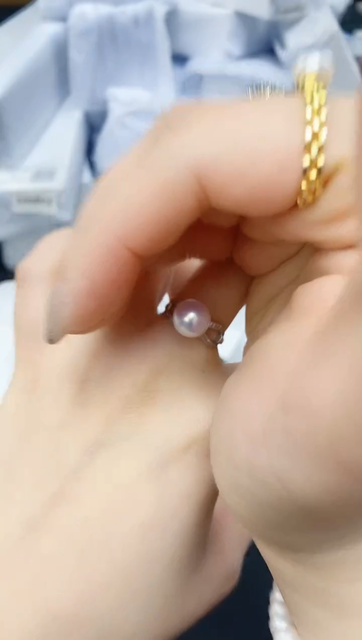 未镶嵌耳饰淡水珍珠JZ1012