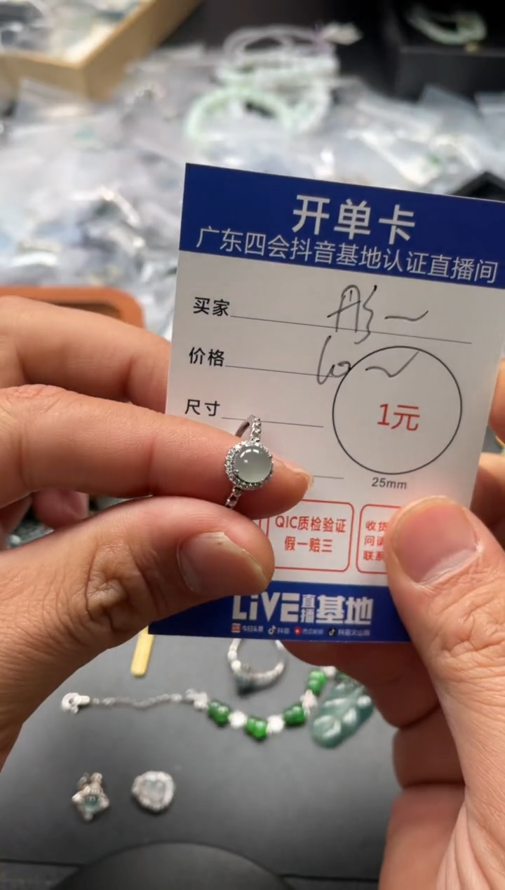 颈饰未镶嵌翡翠彤*挂件