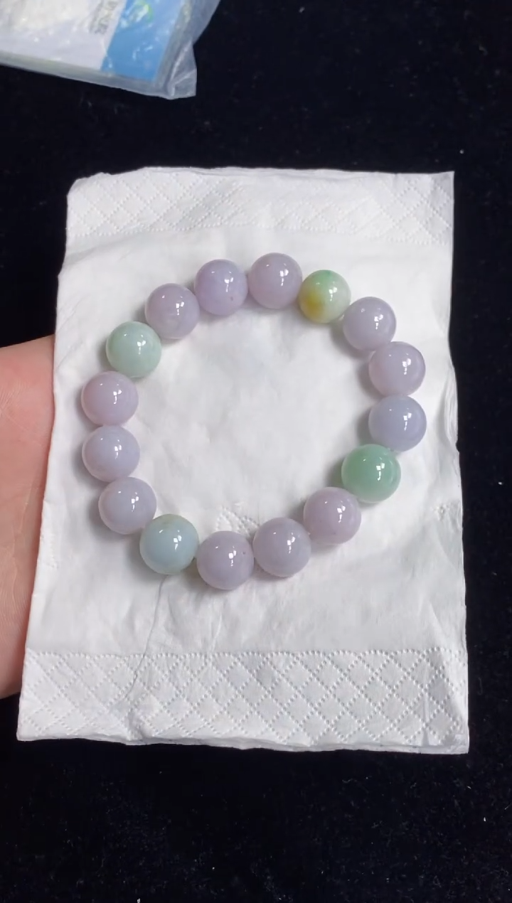 未镶嵌手串翡翠203号链接天然缅甸A货翡翠一物一证