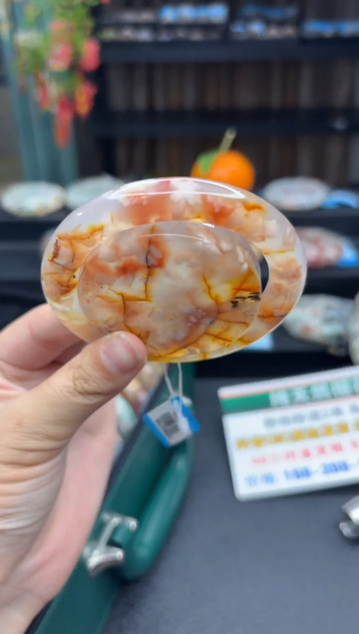 【闪购商品】石英质玉手镯未镶嵌287（57圈赠送镯心）