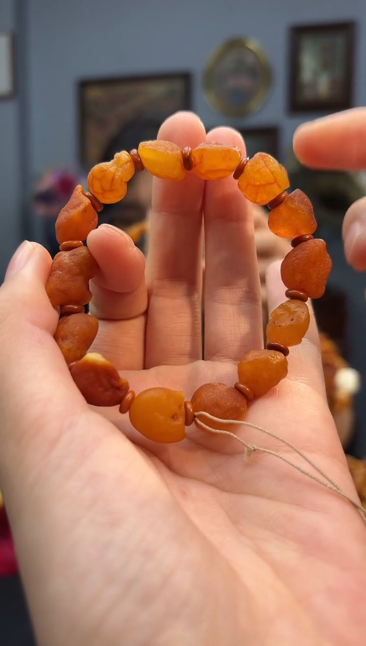 手串琥珀未镶嵌手串
