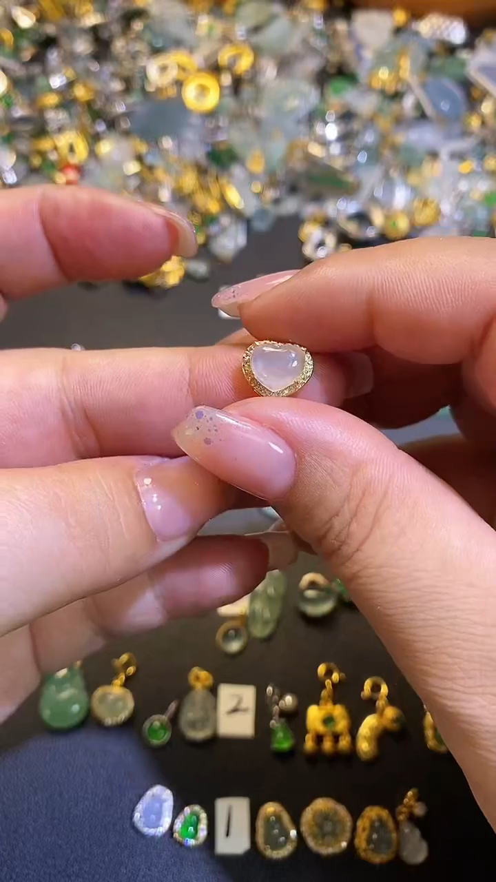 【闪购商品】翡翠吊坠(不含链)银S925镶嵌1