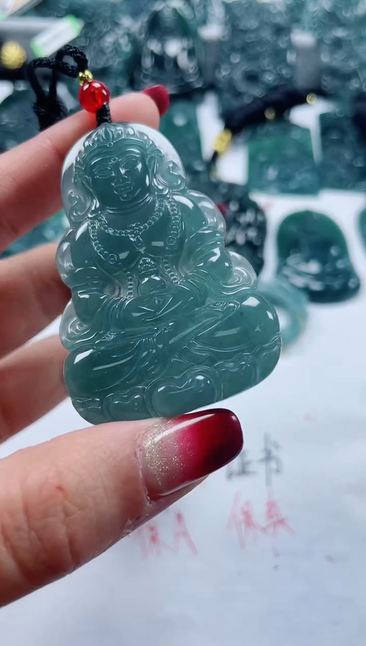 【闪购商品】翡翠颈饰未镶嵌多样性发货一件发货-度母