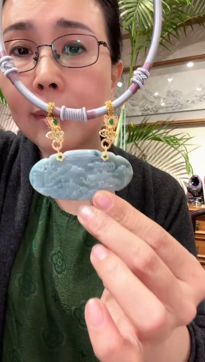 【闪购商品】翡翠颈饰未镶嵌国风