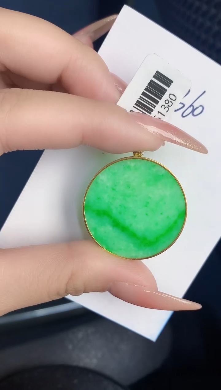 【闪购商品】翡翠颈饰18K金镶嵌000000000