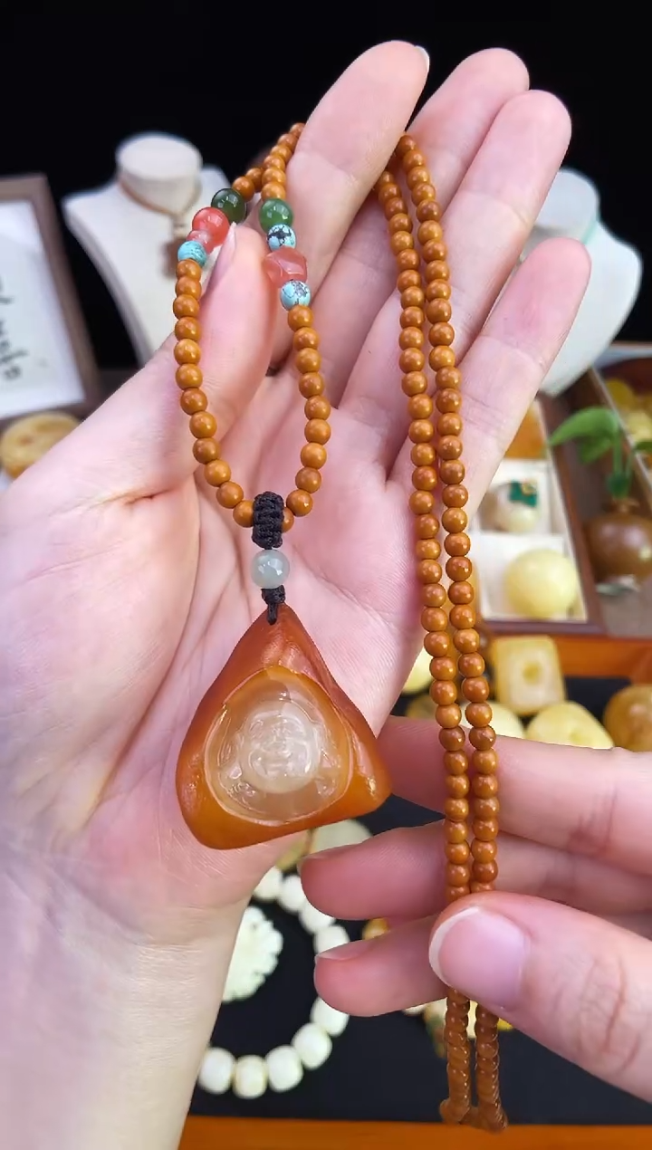 琥珀未镶嵌珠宝奇石柒月