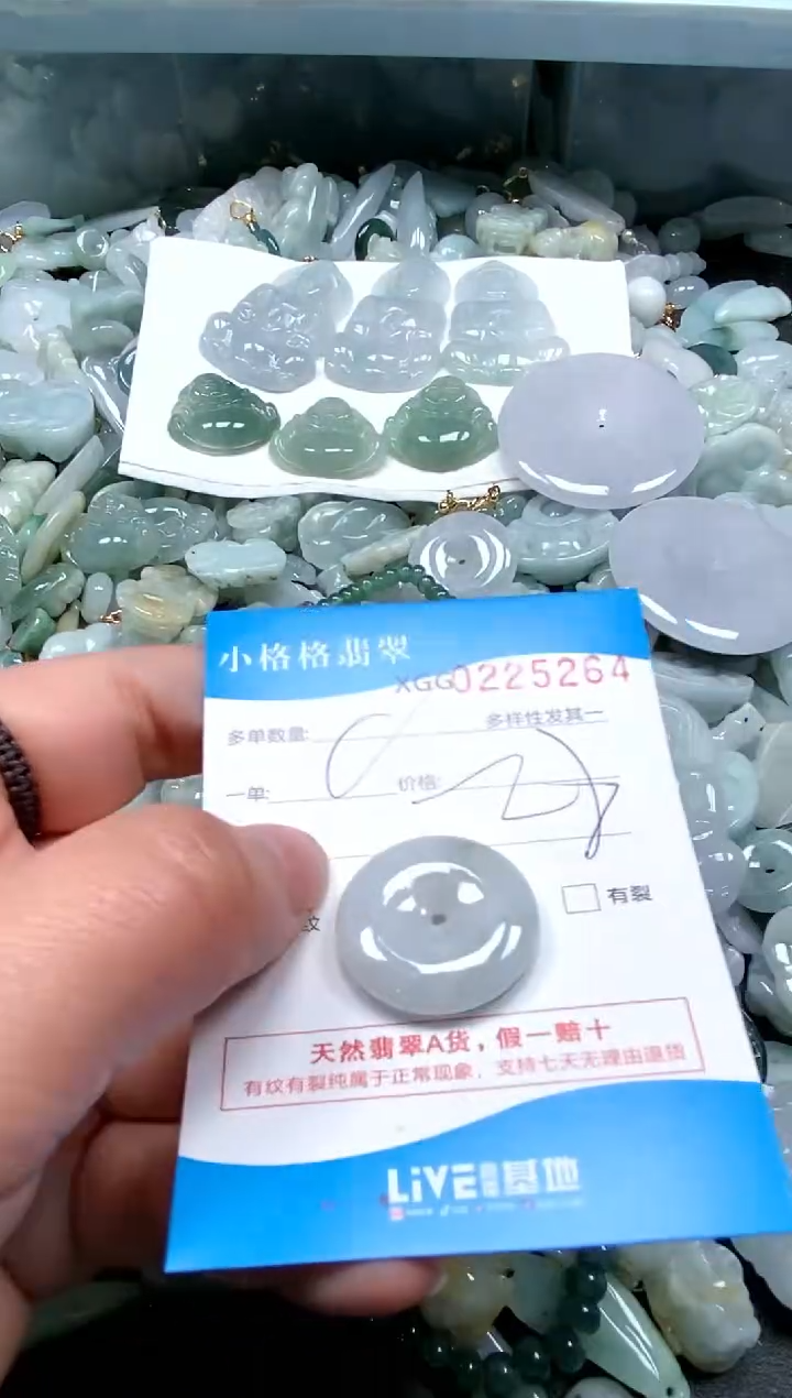 【闪购商品】翡翠颈饰未镶嵌闪购商品0225264