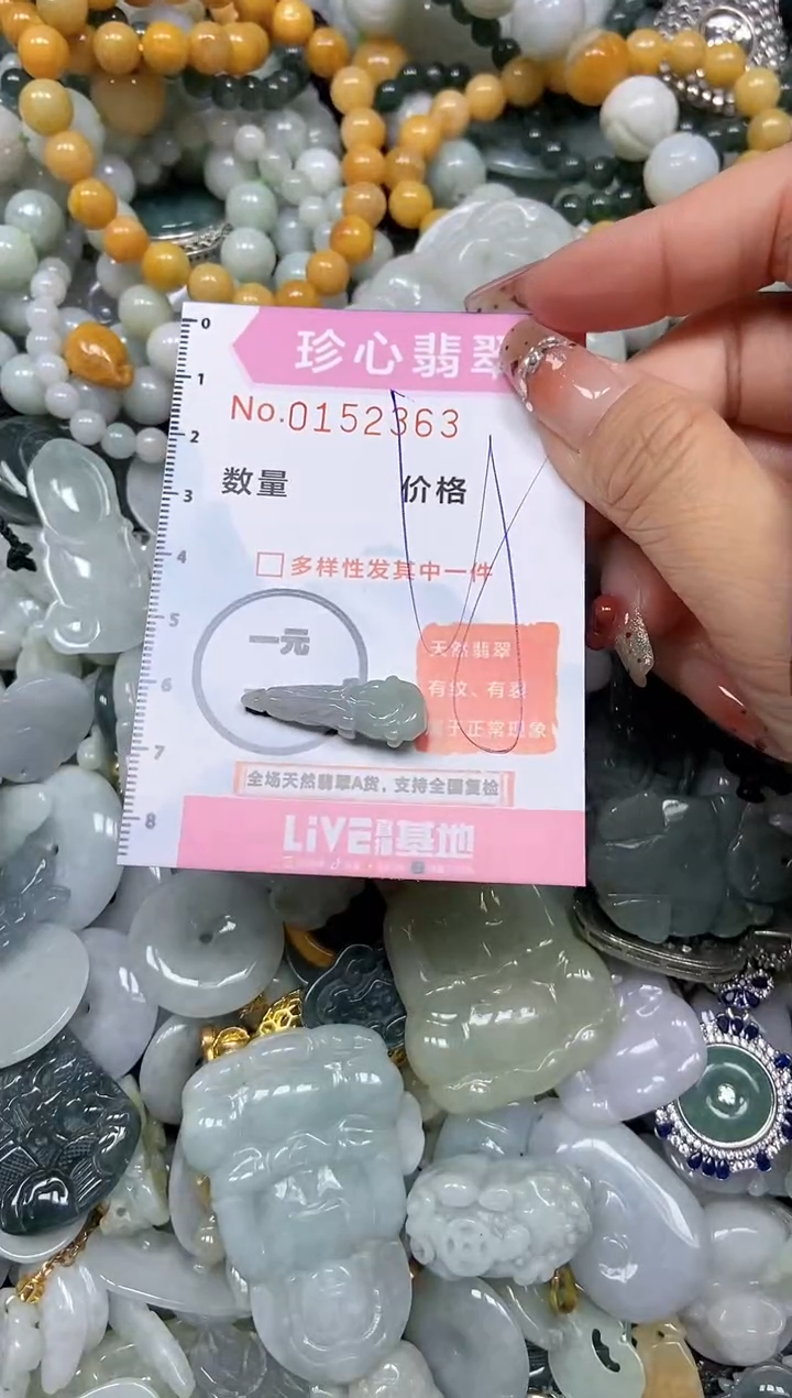 【闪购商品】翡翠颈饰未镶嵌闪购链接0152363