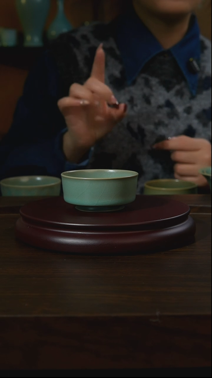 杯子瓷汝州原产地原矿仿古老釉q