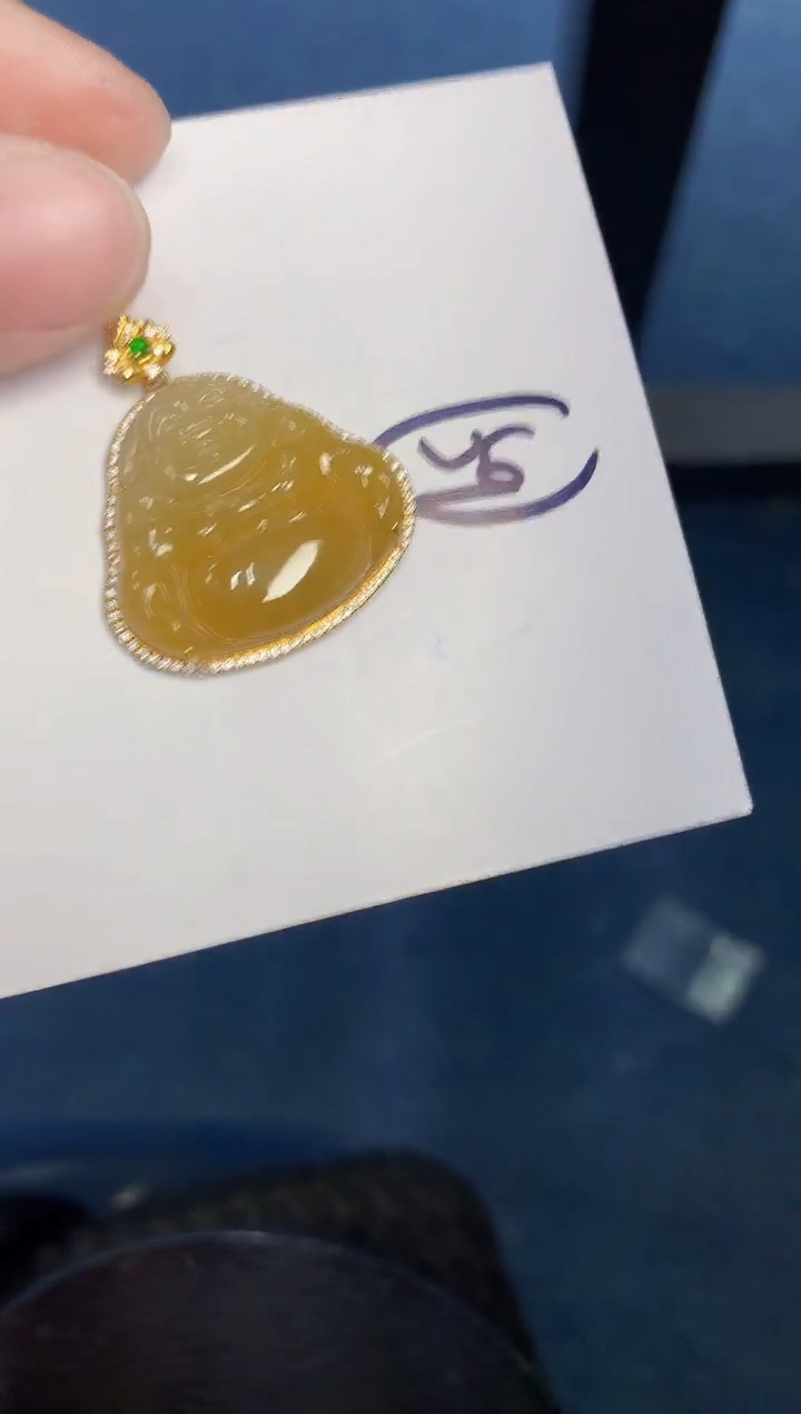 【闪购商品】翡翠颈饰18K金镶嵌000000000