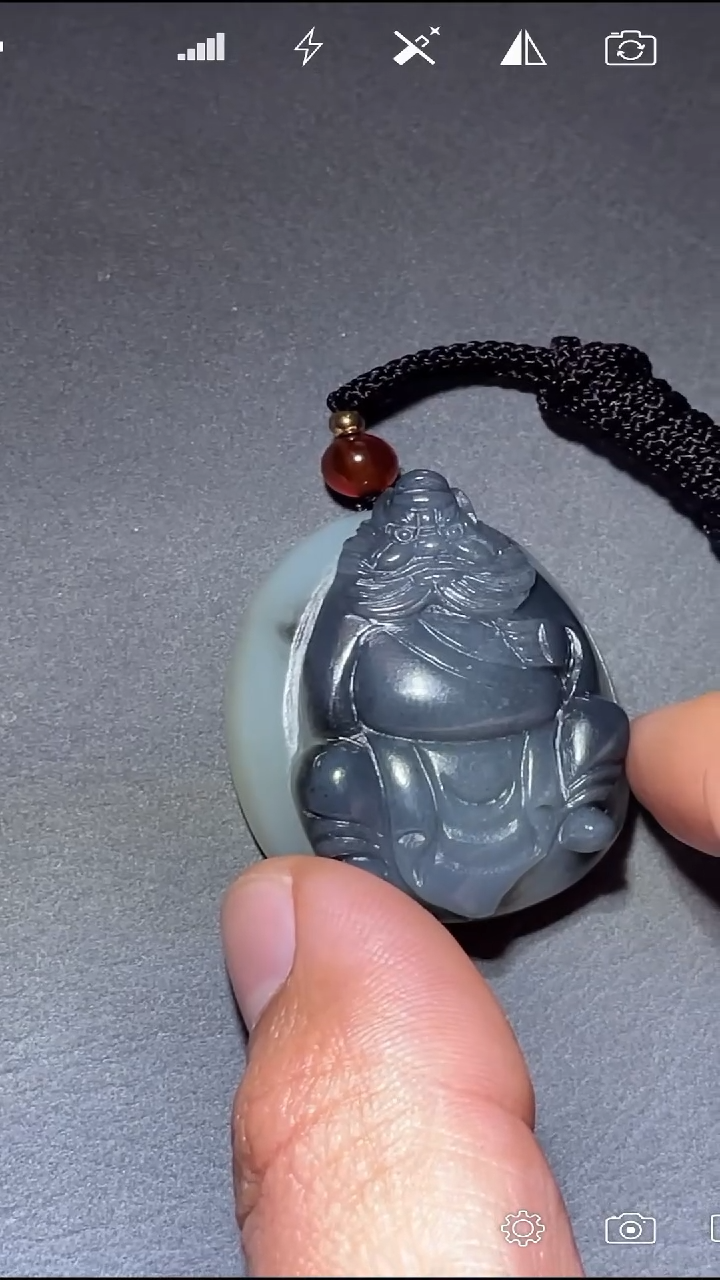 未镶嵌和田玉把件TJ 钟馗