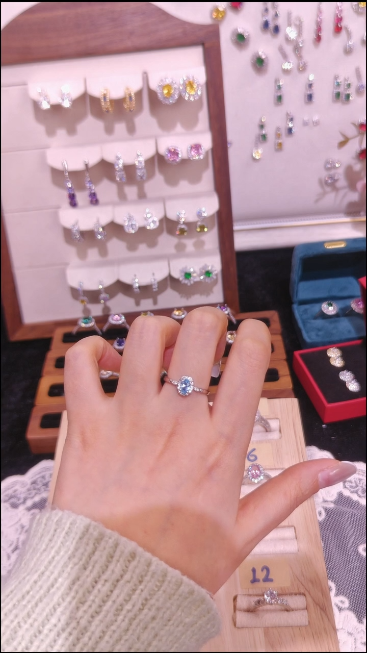 合金无蓝色戒指 