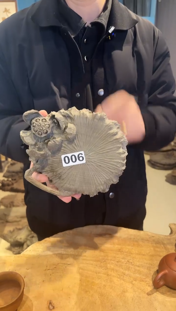 木006号乌木金丝楠壶承
