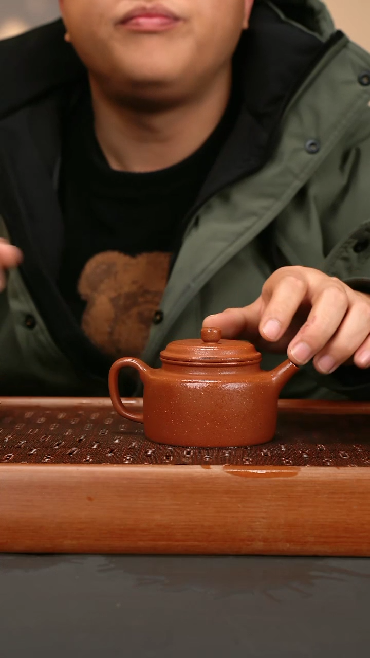 【闪购商品】紫砂茶壶sy 红降坡 德钟