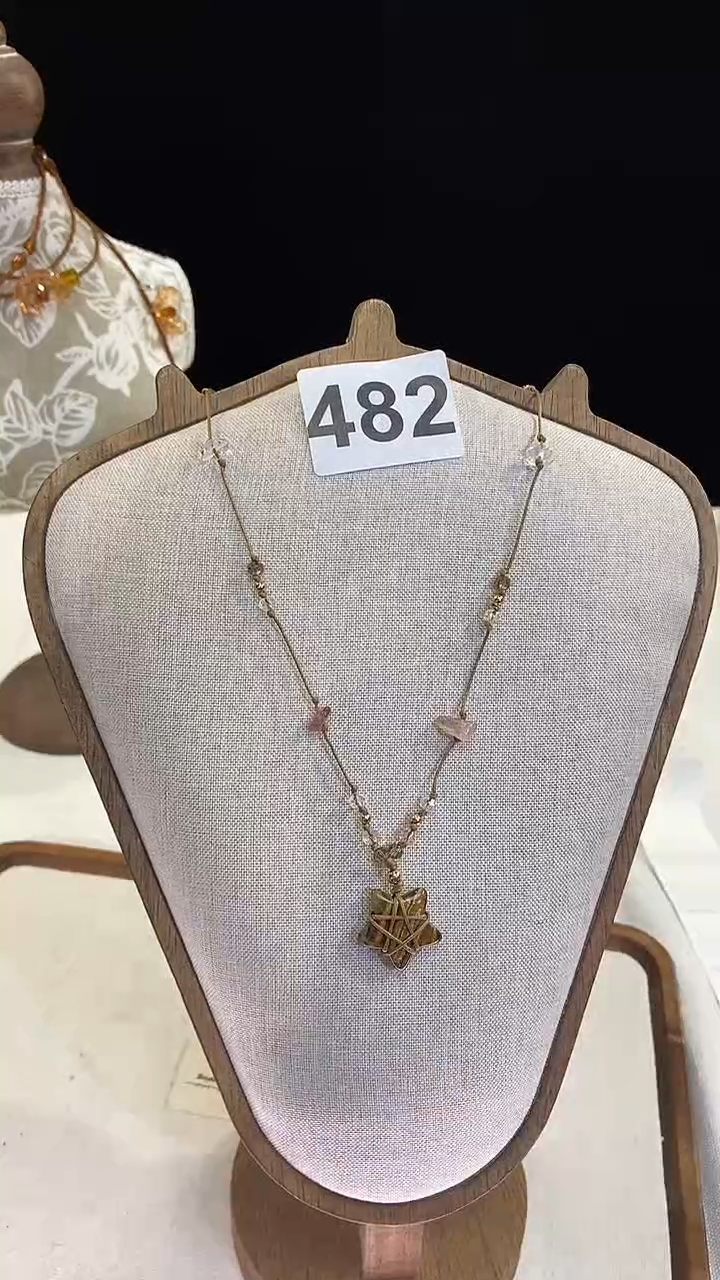 项链钛钢淡水珍珠482