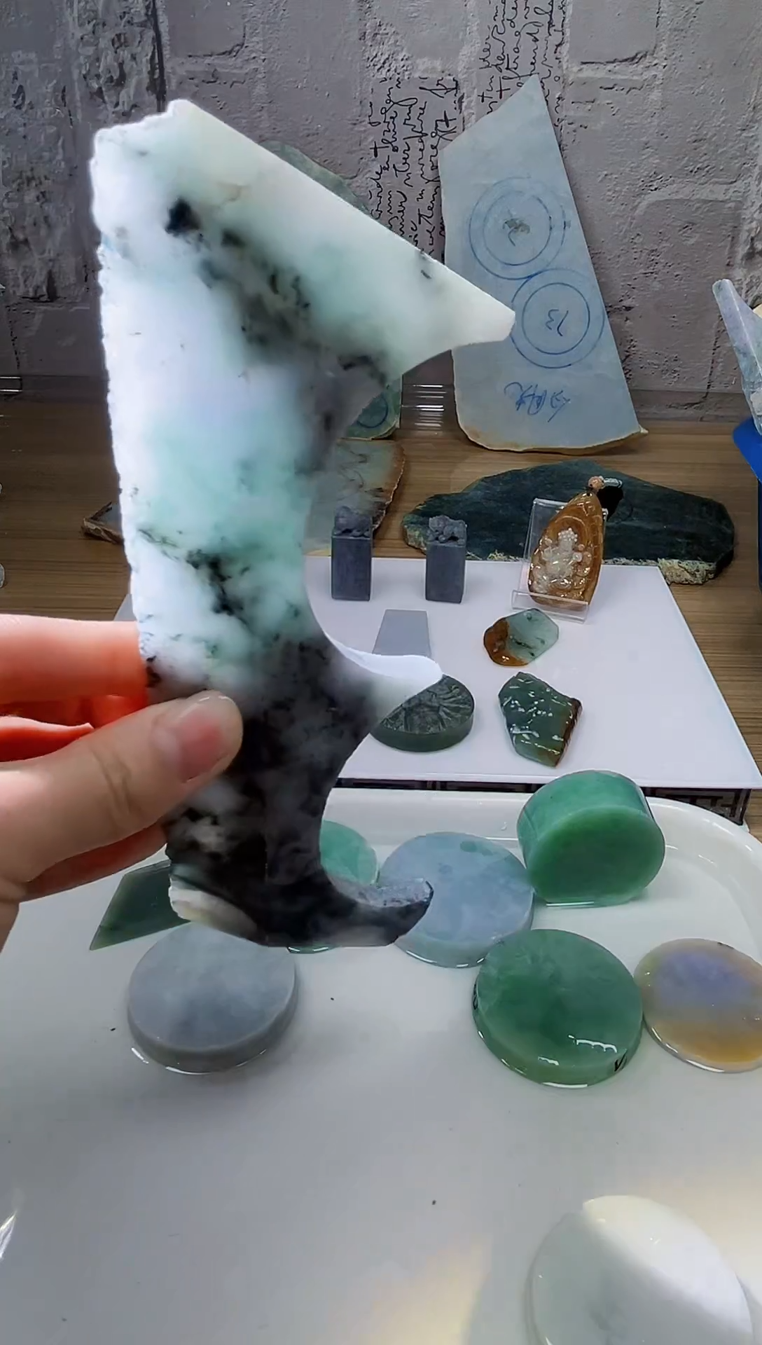 裸石翡翠天然翡翠A货余 南 776