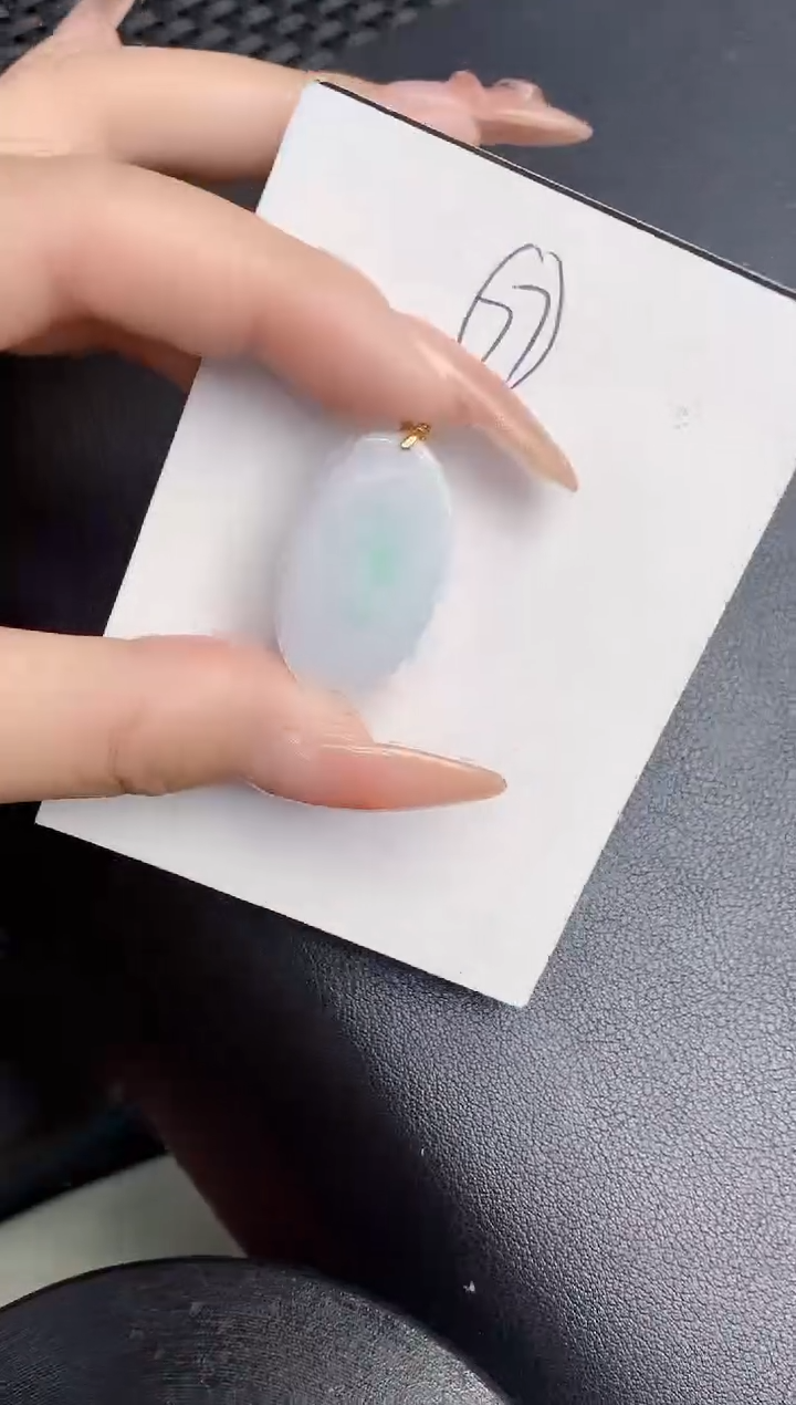 【闪购商品】翡翠颈饰18K金镶嵌000000000