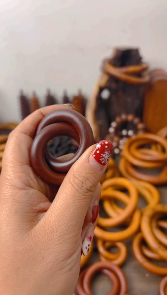 【闪购商品】枣木木雕乾坤圈25圈口一物一拍