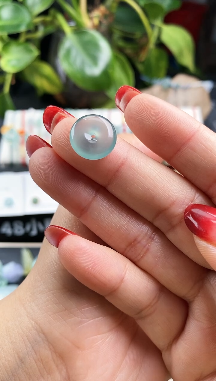 【闪购商品】翡翠戒指未镶嵌平安扣