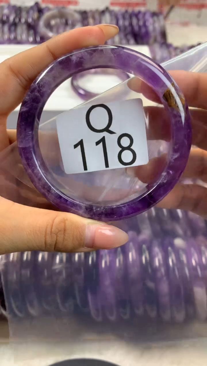 【闪购商品】水晶水晶手镯Q未镶嵌118-59