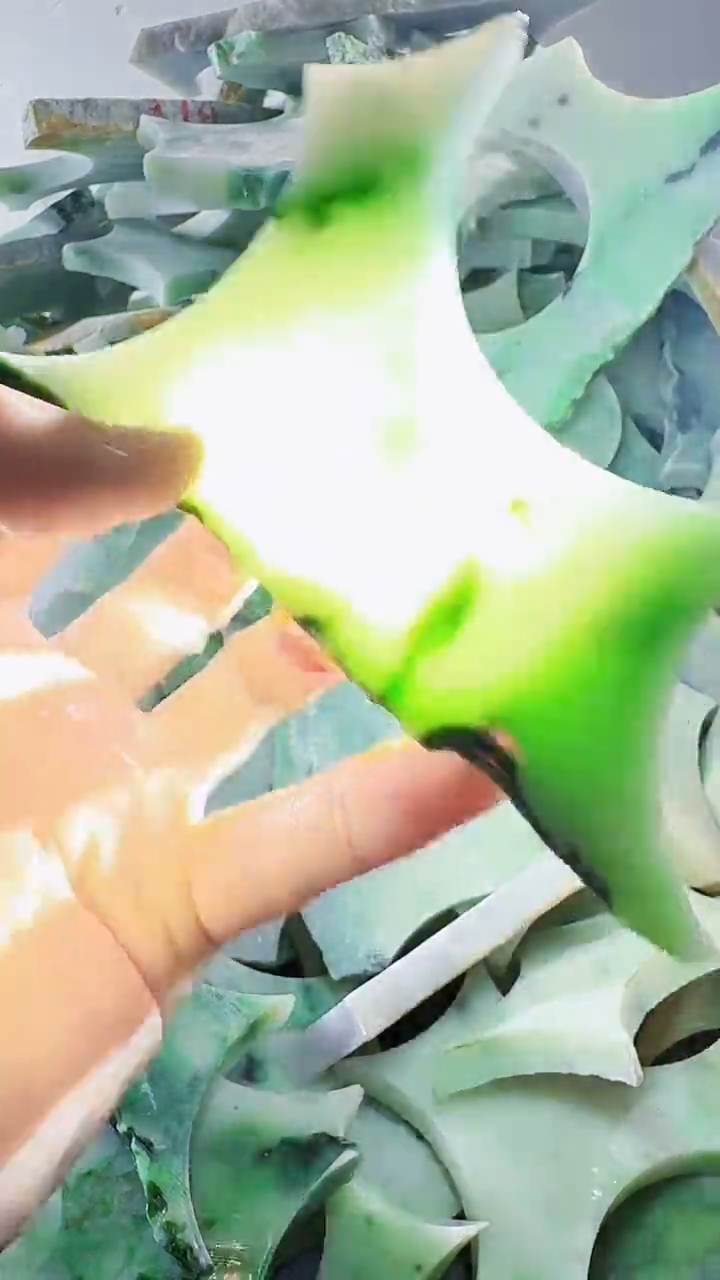 裸石翡翠缅甸翡翠A货文2574