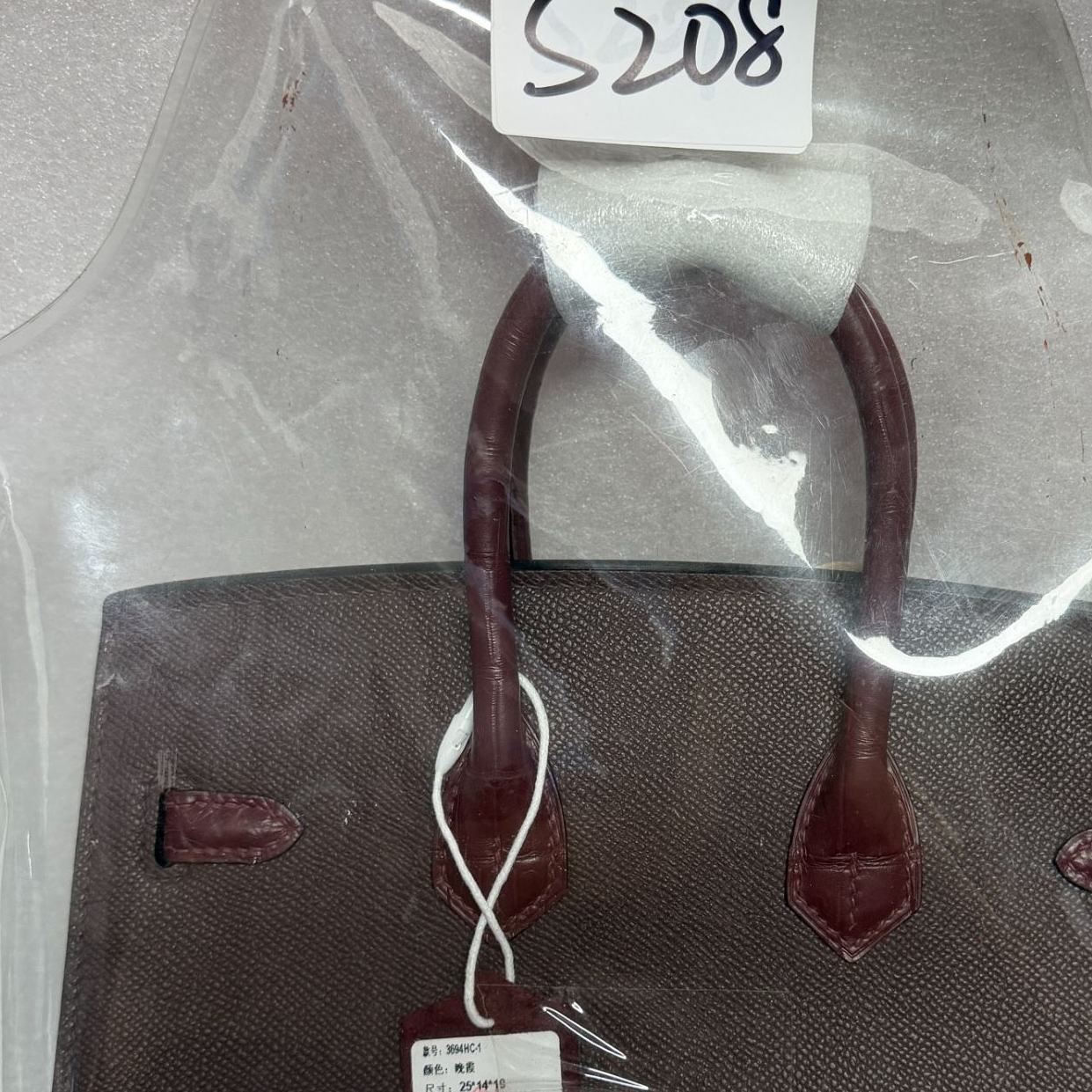 时代品牌【马 B/K 房子包】鳄鱼皮手提包 